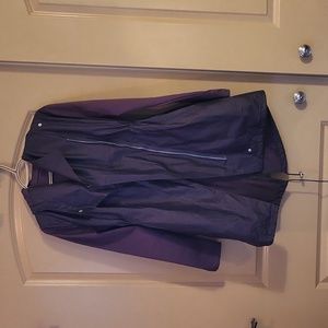 Mondetta purple pleather raincoat
